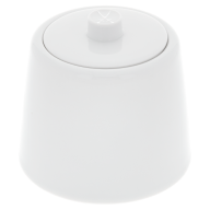 Zuckerdose, Form "MEISSEN® Cosmopolitan", Weiß, Ø 8,5 cm