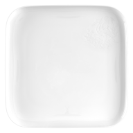 Speiseteller, klein, Form "Nova Relief", Weiß, 26 x 26 cm