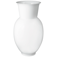 Vase, white, H 70 cm