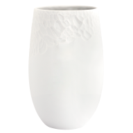 Vase, Faustkeilserie, groß, Weiß, H 30 cm