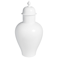 Vase, white, H 46 cm