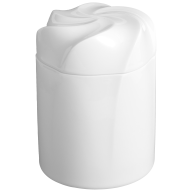 Dose, "Twist", Weiß, Ø 10 cm