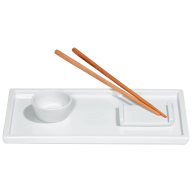 Sushi-Set, 4-tlg ., Form "MEISSEN® Cosmopolitan", Weiß