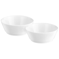 Dessert bowl set, 2-pcs, Shape "Vitruv Graphic", white