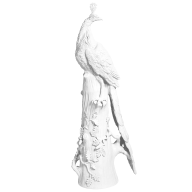 Pfau auf Stamm, H 121 cm