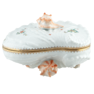 Muscheldose, Lim. 50, H 10,5 cm