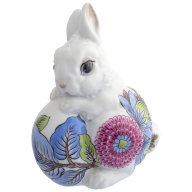 Hase Polly, Indisch Blümchen (483110), H 11 cm