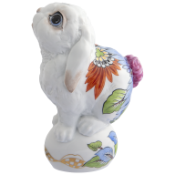Hase Donna, Indisch Blümchen (483110), H 12 cm