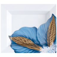 Vide-Poche, groß, "The MEISSEN Vide-Poche Collection", "Giant Bloom", Clematis, 21 x 18,5 cm