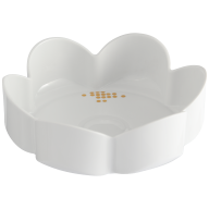 Schale Punktuell, Unikat Bärbel Thoelke, H 7,5 cm