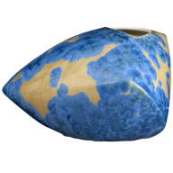 Unikatvase, Kristallglasur, H 19,5 cm