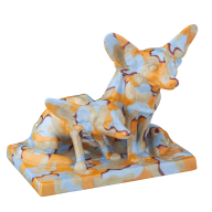 Fuchsgruppe Wüstenfüchse, Meissen Atelier,Camouflage Look, Lim., H 15,5 cm