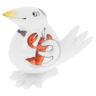 Vogel Spaßvogel, Gourmet (Feinschmecker, Genießer), H 6 cm