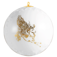 Baumschmuck Kugel Reliefsterne, "MEISSEN Christmas Peryton", Ø 7 cm