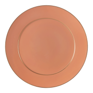Starter- and Dessert Plate, Shape "No 41", "Urban Colors", red, gold, Ø 22 cm