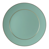 Starter- and Dessert Plate, Shape "No 41", "Urban Colors", celadon, gold, Ø 22 cm