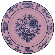 Suppenteller, Form "No 41", "The Original", rosa, Ø 23 cm