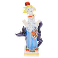 Rotkäppchen Märchenfiguren, Bunt und gold staffiert, H 8,5 cm