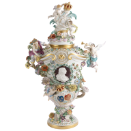 Mittelvase "Das blühende Frankreich", Lim., H 84 cm