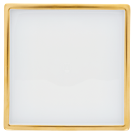 Platter, Shape "MEISSEN® Cosmopolitan", Gold, 17 x 17 cm