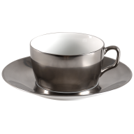 Cappuccinotasse, Form "MEISSEN® Cosmopolitan", Platin, V 0,3 l