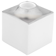 Kerzenhalter, klein, Form "MEISSEN® Cosmopolitan", Platin, H 6 cm