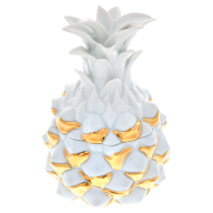 Ananasdose, Glanzgold, H 15 cm