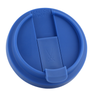 Kunststoffdeckel zu Coffee to go Becher, hellblau