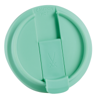 Kunststoffdeckel zu Coffee to go Becher, seladon