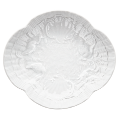 Schälchen, oval, Form "Schwanendessin", L 15 cm