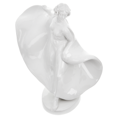 Dancer, female, white, H 26 cm