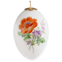 Osterei, Vintage Blume 2, Ranunkel, H 5 cm