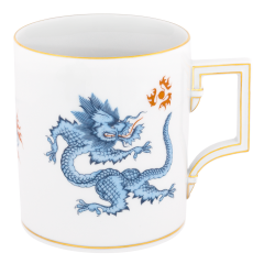 Henkelbecher, Form "Berlin", Ming-Drache, blau, V 0,25 l