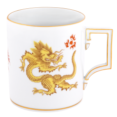 Henkelbecher, Form "Berlin", Ming-Drache, gelb, V 0,25 l
