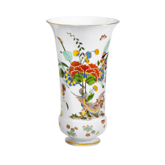 Vase "Ostasiatischen Blumenmotiven", H 41,5 cm