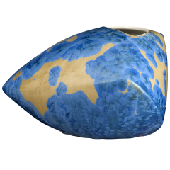 Unique Vase, Crystal Glazes, H 19,5 cm