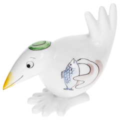 Vogel Spaßvogel, Angler, H 6,5 cm