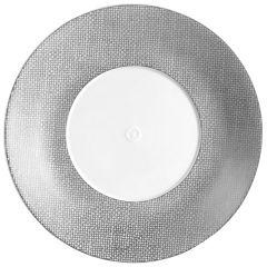 Teller, klein, Form "MEISSEN® Cosmopolitan", Mesh, platin, Ø 20 cm