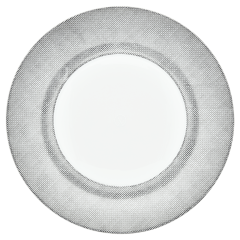Speiseteller, groß, Form "MEISSEN® Cosmopolitan", Mesh, platin, Ø 30 cm