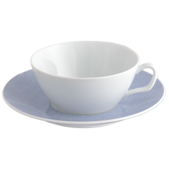Teetasse, Form "MEISSEN® Cosmopolitan", Mesh blau, V 0,2 l