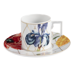 Espresso cup & saucer, "Sweet Exotics", V 0,05 l