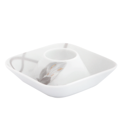 Egg Cup, Shape "nova", Passion flower, 11,5 x 11,5 cm