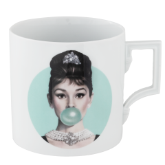 Big Mug, "Legends blowing Bubbles - Collection" by Michael Moebius, Audrey, blau, V 0,5 l