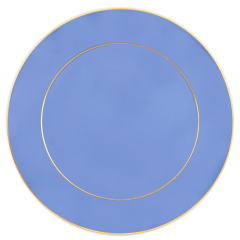 Speiseteller, Form "No 41", "Urban Colors", dunkelblau, gold, Ø 29 cm