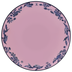 Dessertschale, Form "No 41", "The Original", rosa, Ø 18 cm