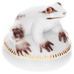 Schach, Frösche Bauer, Bunt und gold staffiert