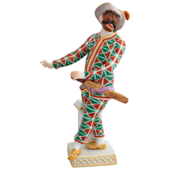 Harlequin, Coloured with gold