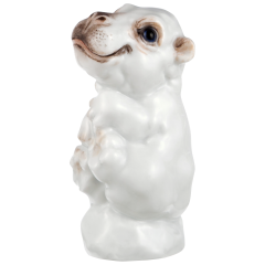 Nilpferd Tierkind, Bunt staffiert, leicht, H 5,5 cm