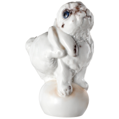 Hase Donna, Bunt staffiert, leicht, H 12 cm