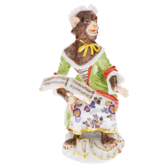 Affenkapelle Sängerin, H 12,5 cm